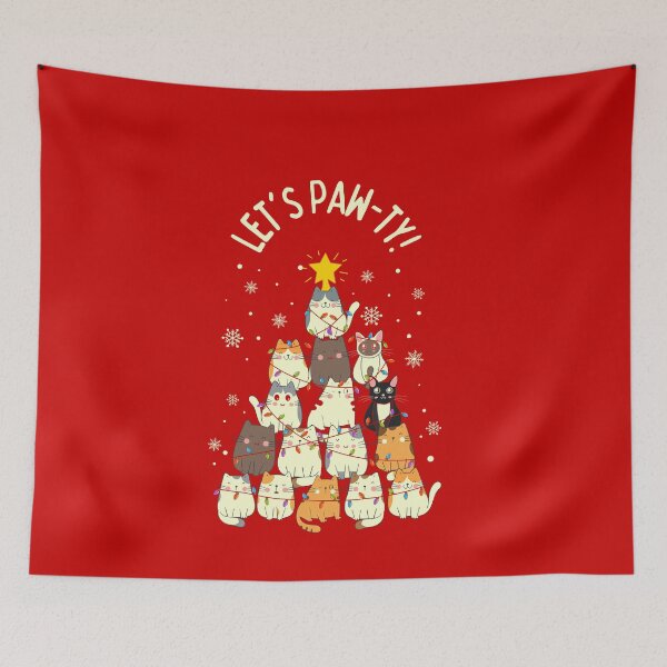 Item preview, Cute Adorable Cat/Kitten/Kitty Christmas designed and sold by JadenFaust.