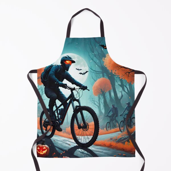 Item preview, MTB Shredding Under the Halloween Moon designed and sold by GrizzlyCollective.