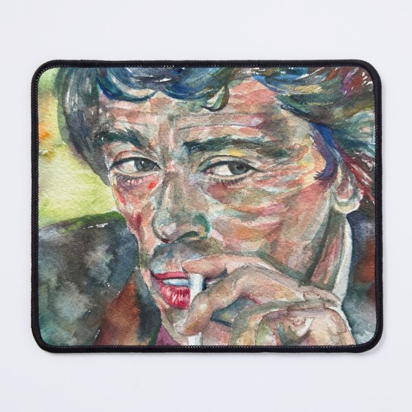 Item preview, JACQUES BREL watercolor portrait .3 designed and sold by lautir.