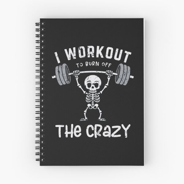 Item preview, I Workout To Burn Off The Crazy  designed and sold by CreepyCornerArt.