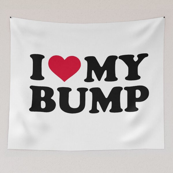 Item preview, "I Love My Bump - Cute Pregnancy Announcement & Maternity Gift for Mom-to-Be" designed and sold by artworkathome.