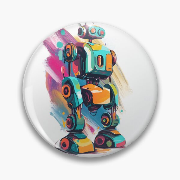 Item preview,  Robot Humanoid  Futuristic Android Peaceful  Beautiful Colors designed and sold by KolorellaS.
