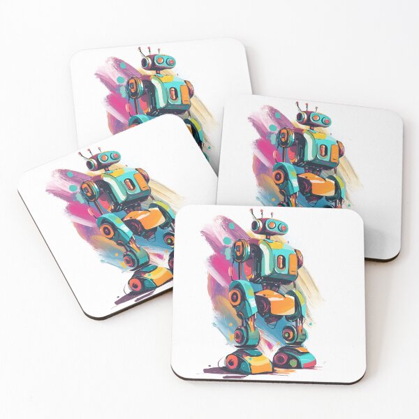 Item preview,  Robot Humanoid  Futuristic Android Peaceful  Beautiful Colors designed and sold by KolorellaS.