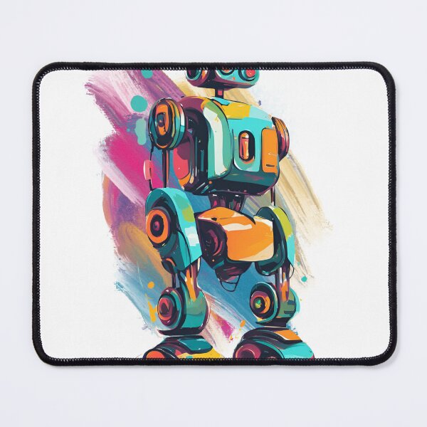 Item preview,  Robot Humanoid  Futuristic Android Peaceful  Beautiful Colors designed and sold by KolorellaS.