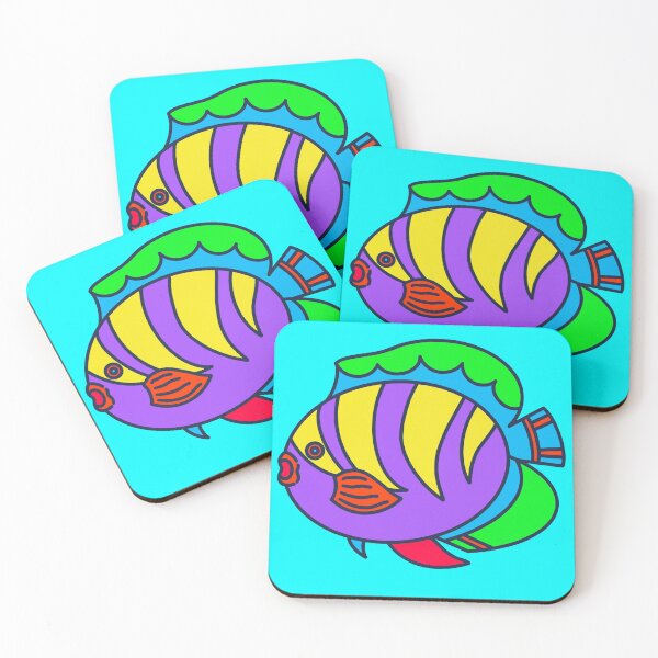 Item preview, Tropical Retro Style Fish designed and sold by Artsyanne.