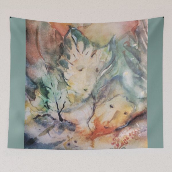 Item preview, Fairytale Magic Forest with Two Faces designed and sold by margikunst.