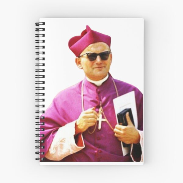 Item preview, Cardinal St. John Paul II Lolek in red with shades sun glases designed and sold by Dominika Farkašová.