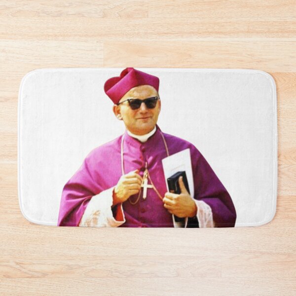 Item preview, Cardinal St. John Paul II Lolek in red with shades sun glases designed and sold by Dominika Farkašová.