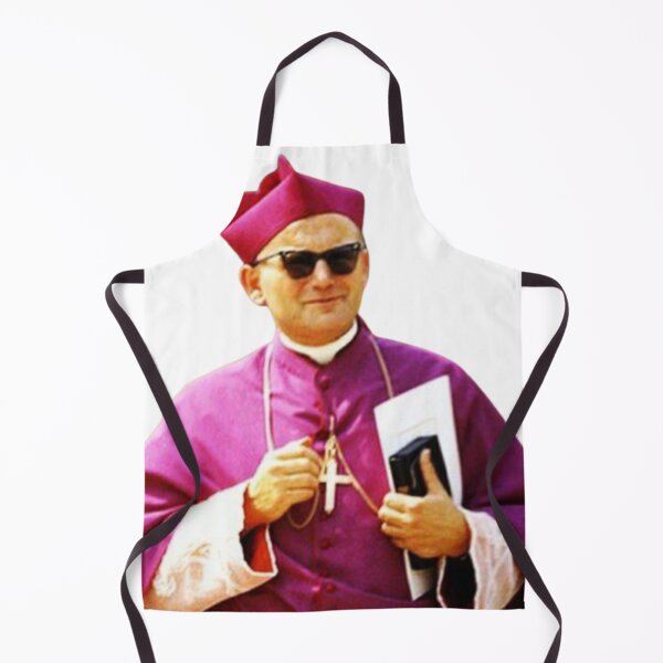 Item preview, Cardinal St. John Paul II Lolek in red with shades sun glases designed and sold by Dominika Farkašová.