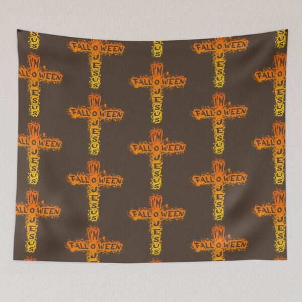 Item preview, I am Foll-o-ween Jesus – Christian Halloween Design | Faith-Based Halloween cross design Apparel designed and sold by ZechJohnRB.