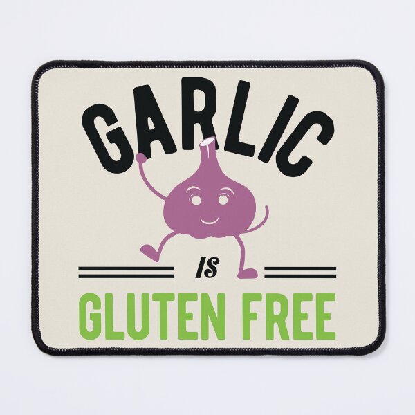 Item preview, "Garlic is Gluten-free" t shirt Bright Mode design series designed and sold by MyGluteesFree77.