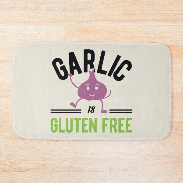 Item preview, "Garlic is Gluten-free" t shirt Bright Mode design series designed and sold by MyGluteesFree77.