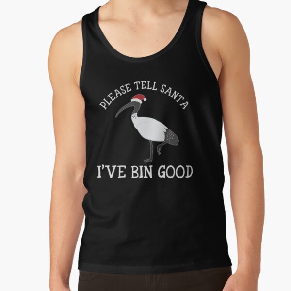 Item preview, Pls Tell Santa Christmas Ibis - Dark Shirts designed and sold by Curious-Wanda.