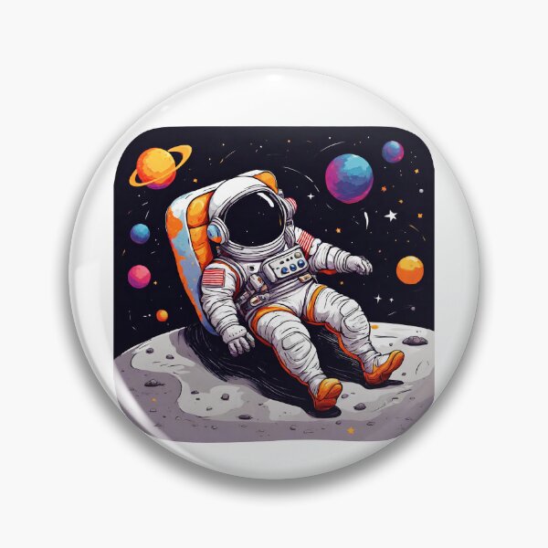 Item preview, Astronaut Lounging on Moon 4 designed and sold by Tom-Johnson.