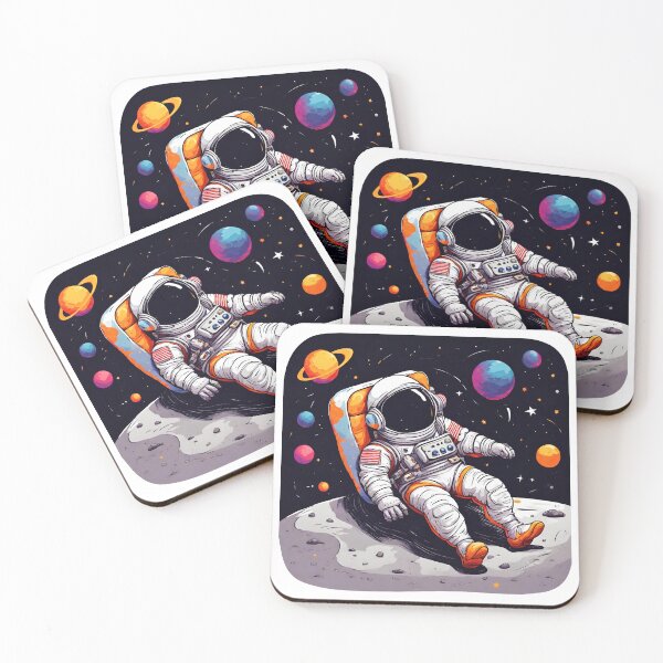Item preview, Astronaut Lounging on Moon 4 designed and sold by Tom-Johnson.