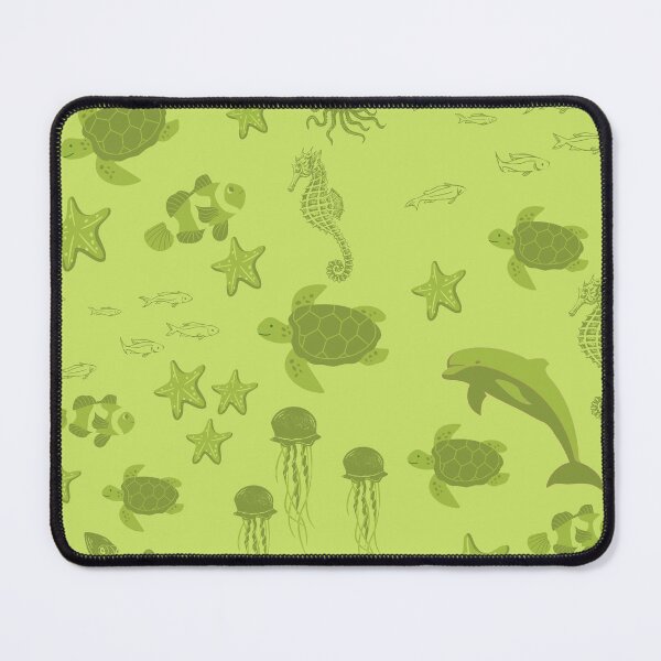 Item preview, Green ocean marine life designed and sold by Alelmisira.