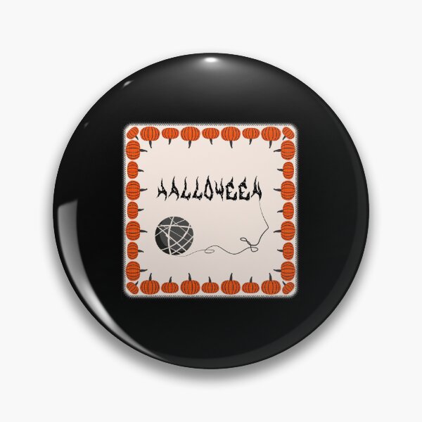 Item preview, Halloween ball of knitting thread designed and sold by InnnaMorata.