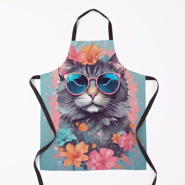 Item preview, Cat in trendy sunglasses designed and sold by M-Y-A-R-T-.