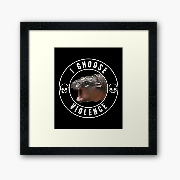 Item preview, I Choose Violence: Moo Deng Edition designed and sold by andasanc14.