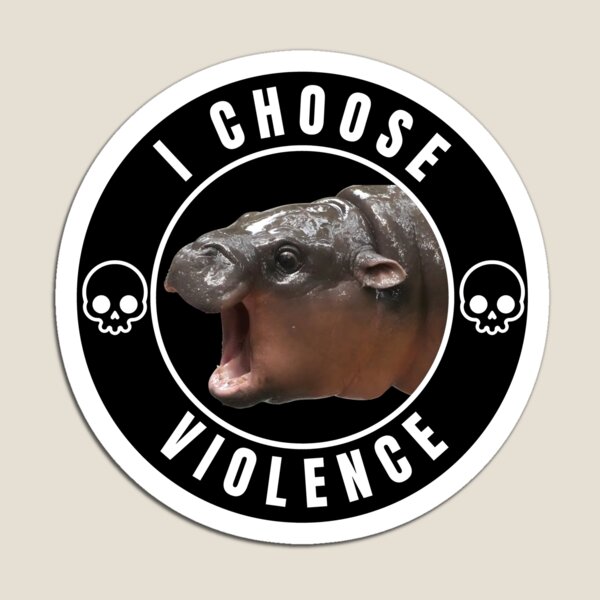 Item preview, I Choose Violence: Moo Deng Edition designed and sold by andasanc14.