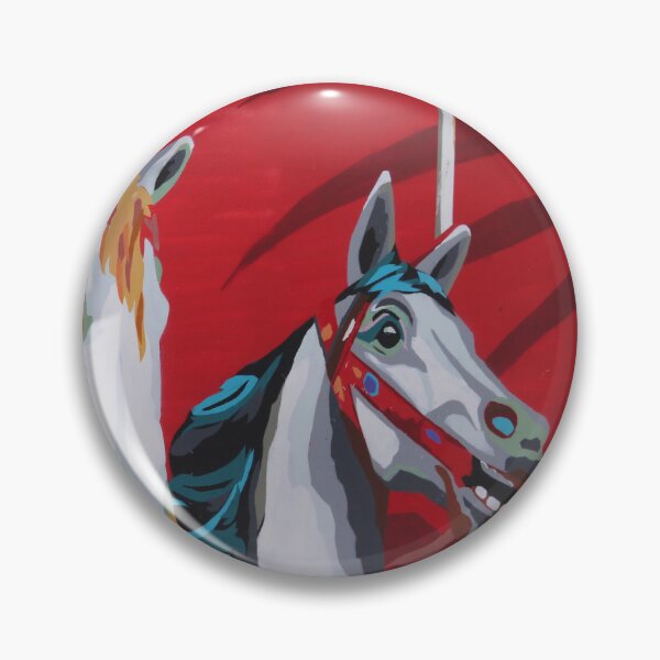 Item preview, Carousel Horses Street Art designed and sold by eddiebarronshop.