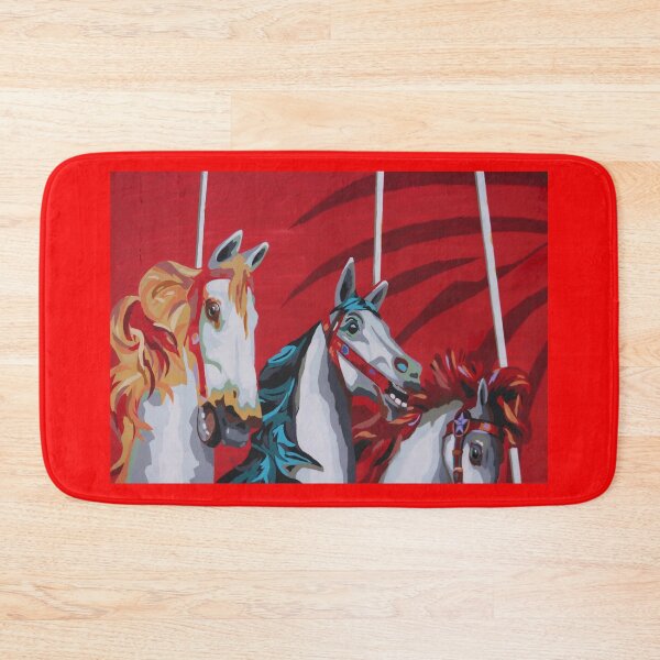 Item preview, Carousel Horses Street Art designed and sold by eddiebarronshop.