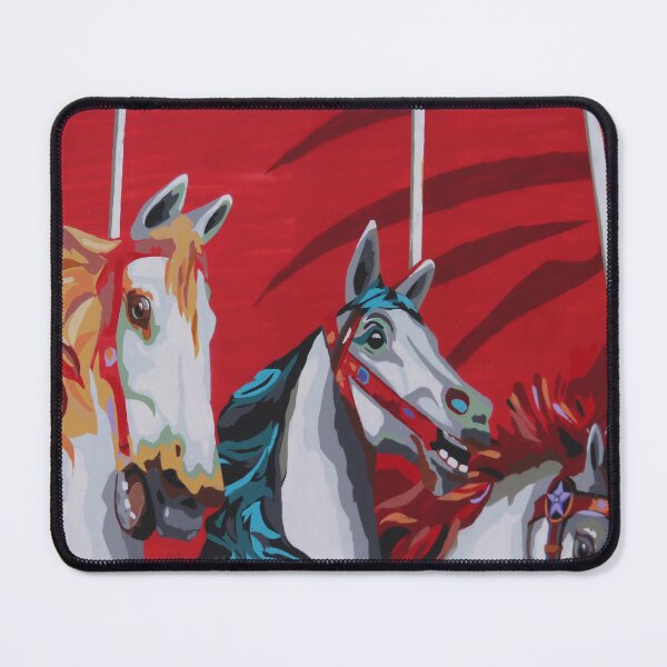 Item preview, Carousel Horses Street Art designed and sold by eddiebarronshop.