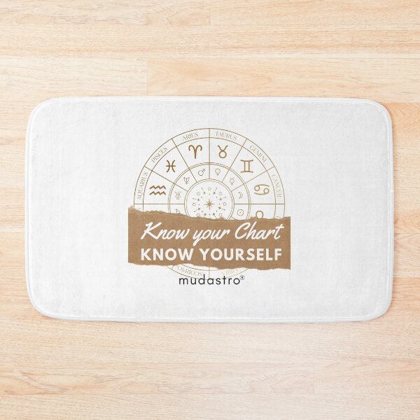Item preview, Elegant "Know your Chart" Astrology Chart Design designed and sold by Mudastro Astrology.