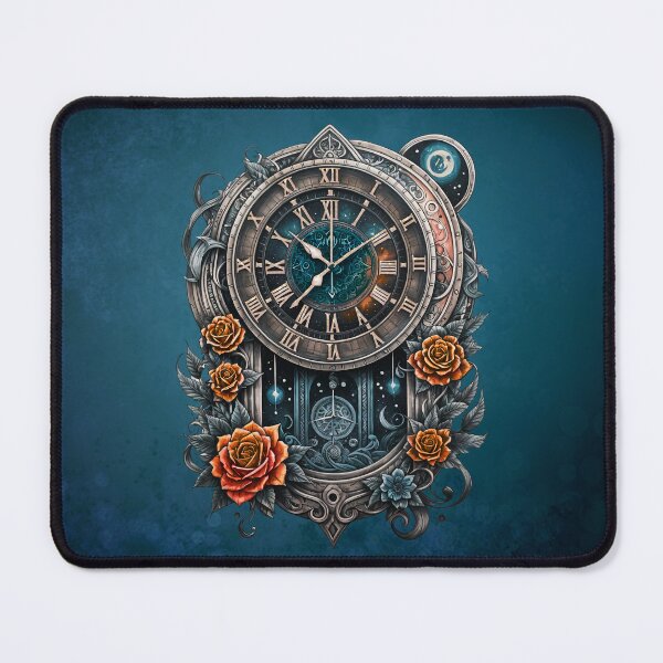 Item preview, Ornate Clock with Roses. designed and sold by nicky2342.