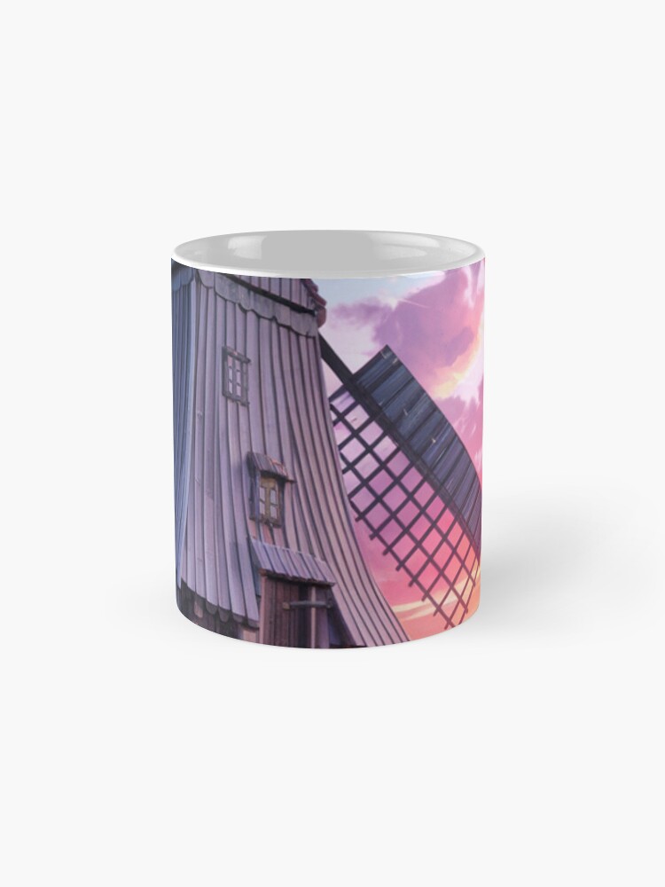 Thumbnail 4 of 6, Coffee Mug, Windmill At Sunset designed and sold by Patricks-Art.
