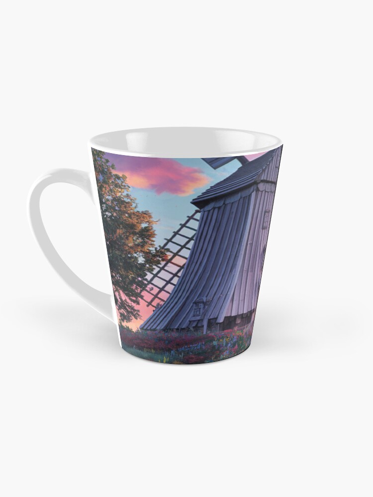 Thumbnail 3 of 4, Coffee Mug, Windmill At Sunset designed and sold by Patricks-Art.