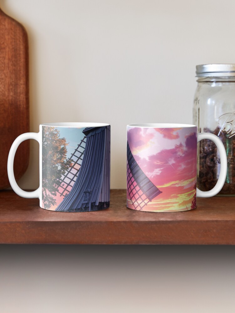 Thumbnail 2 of 6, Coffee Mug, Windmill At Sunset designed and sold by Patricks-Art.