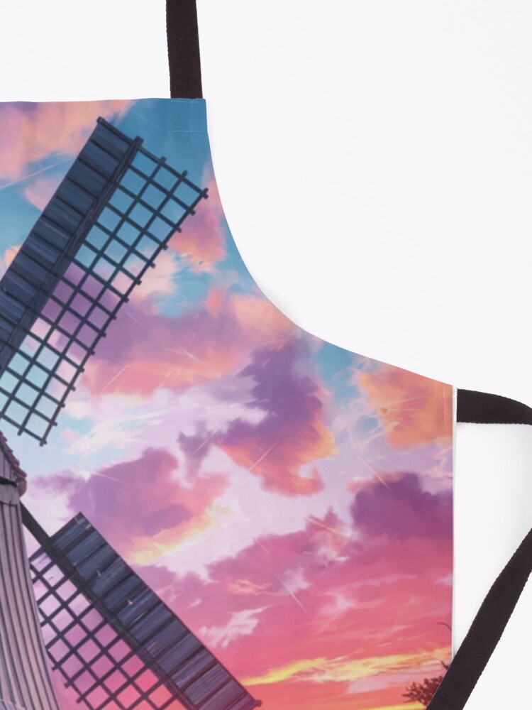 Thumbnail 3 of 6, Apron, Windmill At Sunset designed and sold by Patricks-Art.