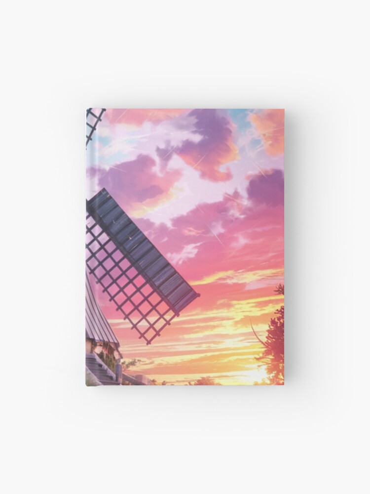 Thumbnail 1 of 3, Journal, Windmill At Sunset designed and sold by Patricks-Art.