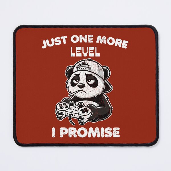 Item preview, Bored Panda with Game Controller - Just One More Level I Promise designed and sold by MaateoDesign.