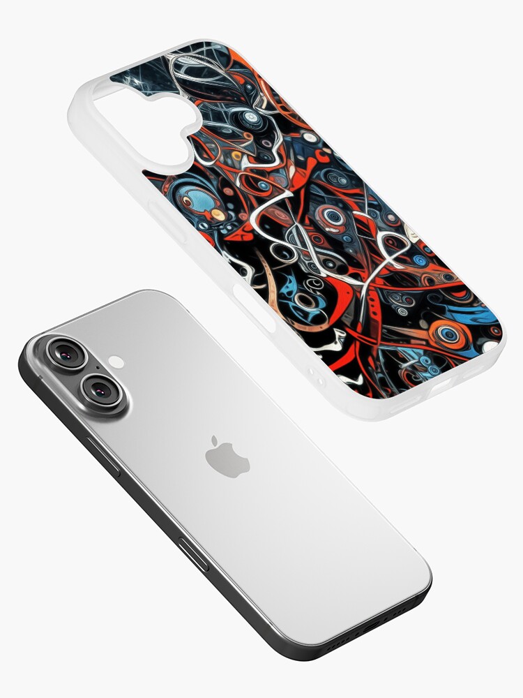 Aperçu 2 sur 5. Coque iPhone avec l'œuvre Alcaloids 218 créée et vendue par oduchossoir.