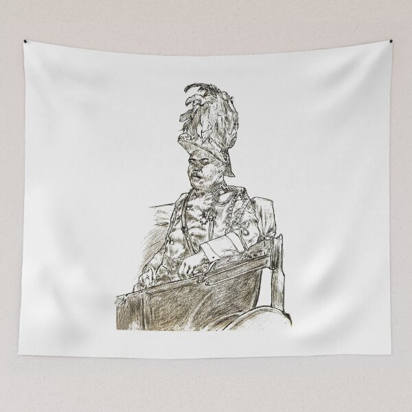 Item preview, "A Pen and Ink Portrait of Marcus Mosiah Garvey" designed and sold by Alphaholics Non-Anonymous Art Studios.