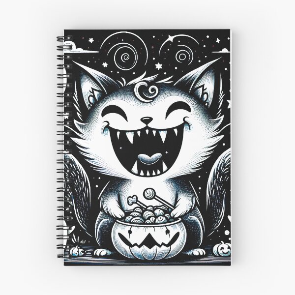 Item preview, Ghosts Want Treats From Happy Vampire Cat designed and sold by HappyHavenStu.