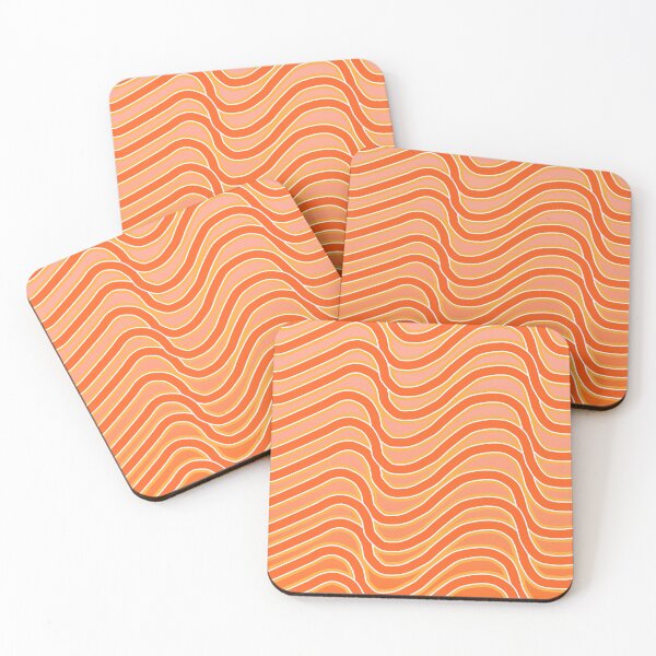 Item preview, Waves & Sunshine: Orange and Yellow Wavy Stripe Pattern designed and sold by IraNiva.