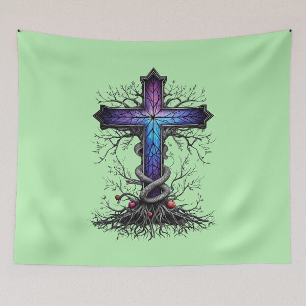 Item preview, Intricate Cross of Tree Branches designed and sold by Aise06.
