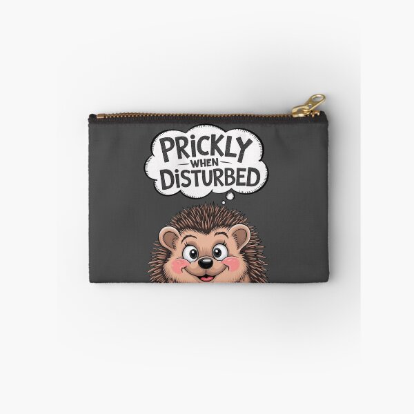 Item preview, Prickly When Disturbed Hedgehog Cartoon - Cute and Funny Animal Design designed and sold by Witsprings.