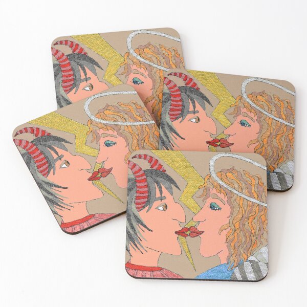 Item preview, Romeo and Juliet - Drawing with Angel and Devil designed and sold by Tusnelde.
