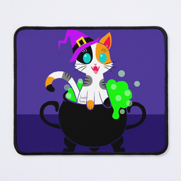 Item preview, Calico Kitten In A Cauldron designed and sold by Dafu Arts.