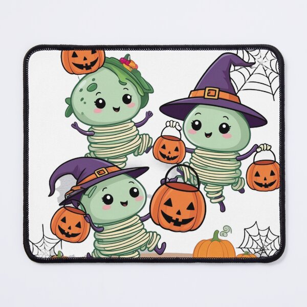 Item preview, Adorable Bacteria Witches with Halloween Lanterns designed and sold by AdoraSticks.