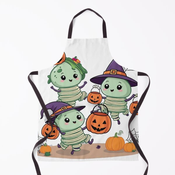 Item preview, Adorable Bacteria Witches with Halloween Lanterns designed and sold by AdoraSticks.