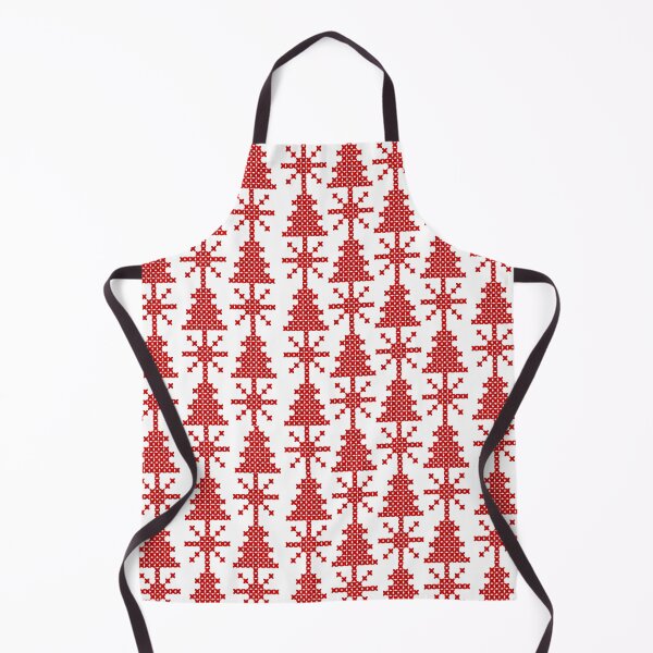 Item preview, Festive red Christmas tree pattern designed and sold by nuutree.