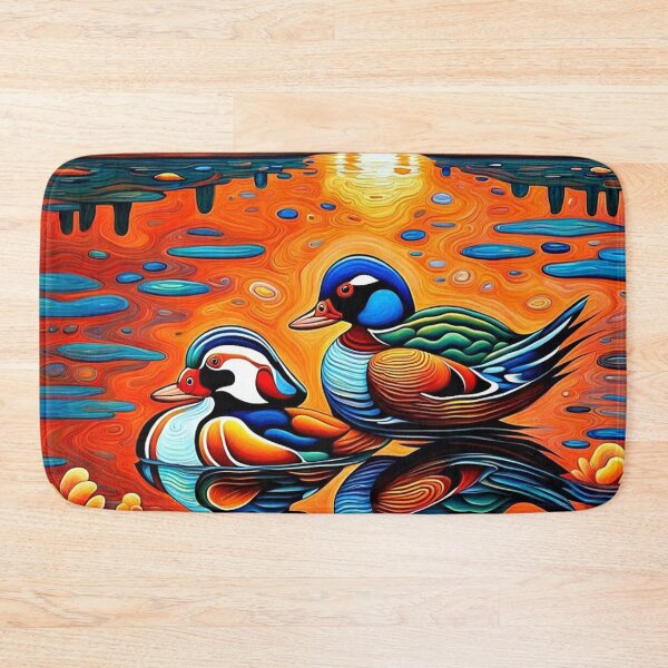 Item preview, Mandarin Ducks at sunset designed and sold by George Hutton Hunter.