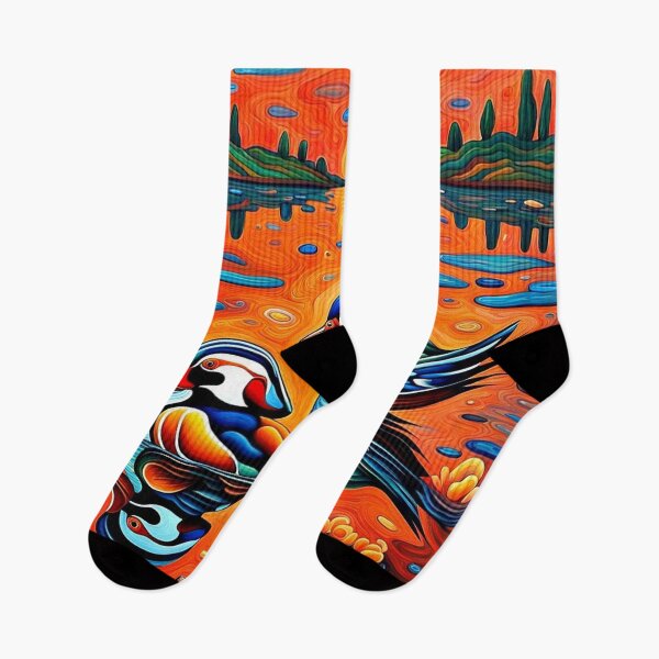 Item preview, Mandarin Ducks at sunset designed and sold by George Hutton Hunter.