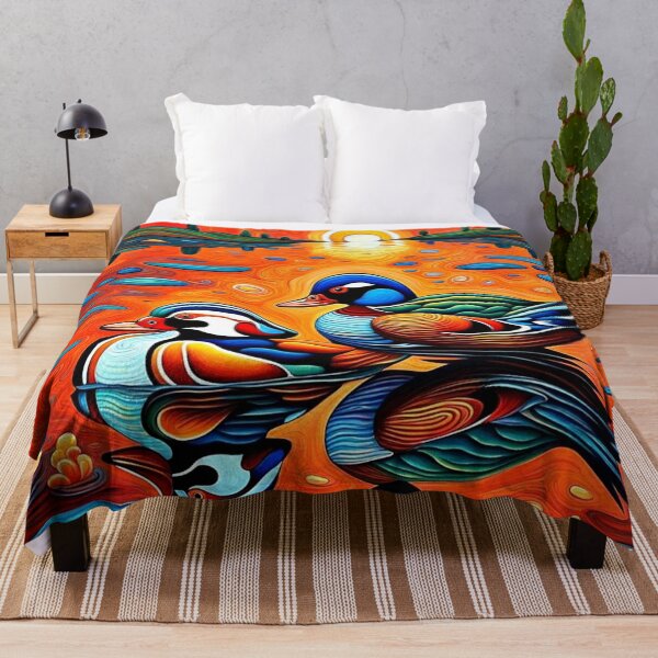Item preview, Mandarin Ducks at sunset designed and sold by George Hutton Hunter.