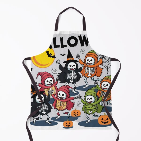 Item preview, Charming Microbes as Skeletons in a Halloween Party designed and sold by AdoraSticks.